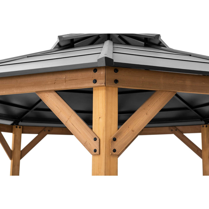 A102007903 Zedernholz Gazebo EGGI - 396cm x 396cm