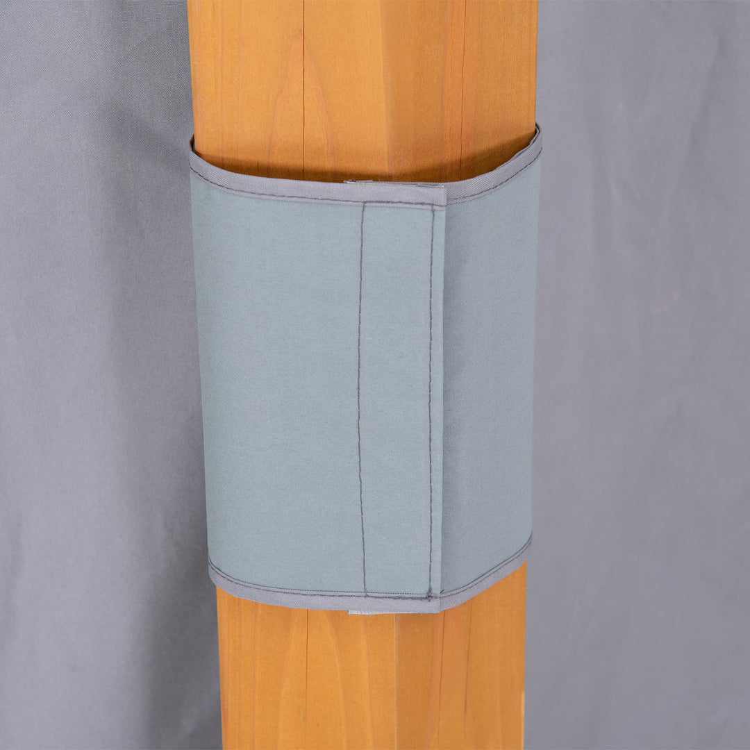 A111309101 Vorhang für Zedernholz Gazebo 395cm x 395cm