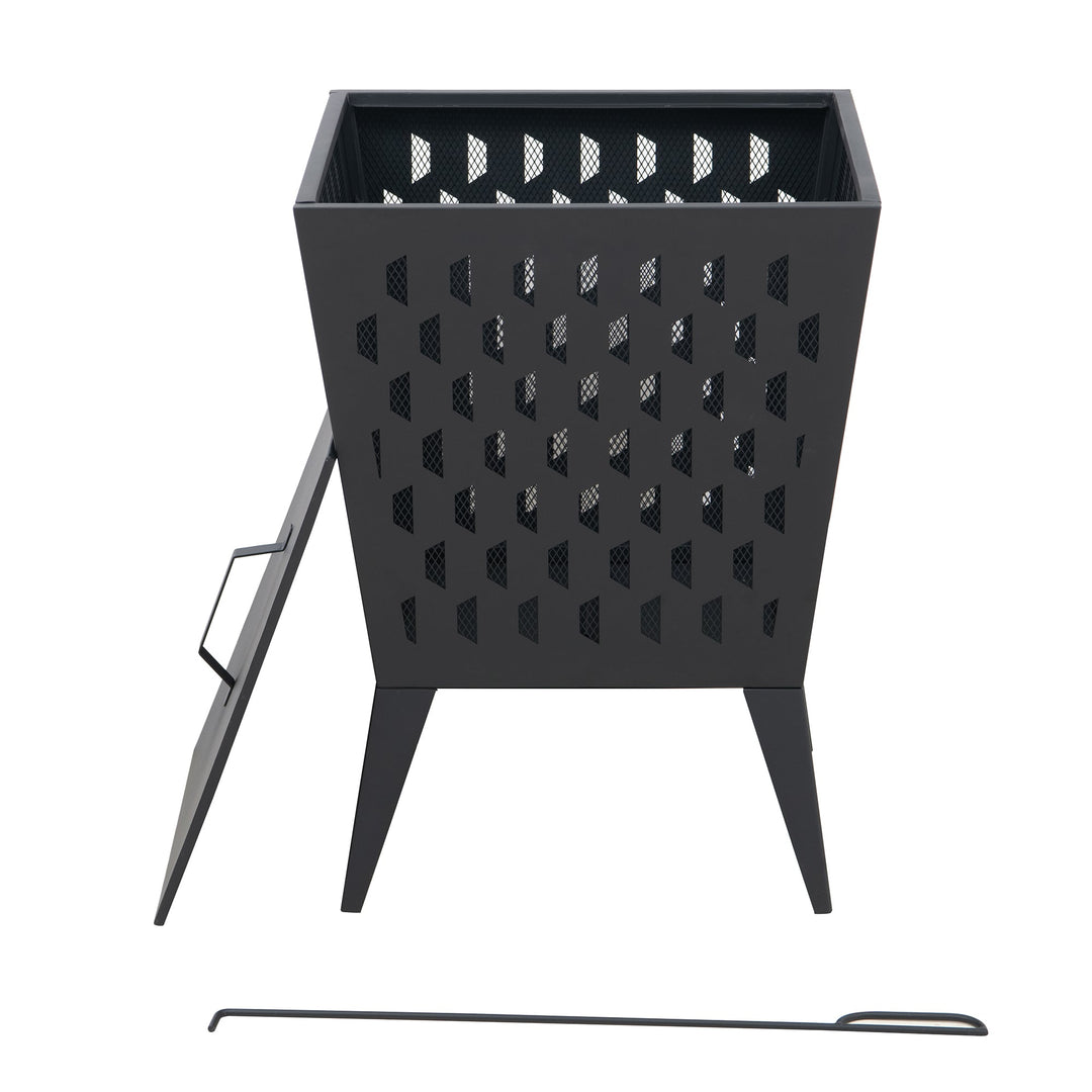 A301058520 Stahl Feuerkorb ALBANI - Ø51cm, schwarz