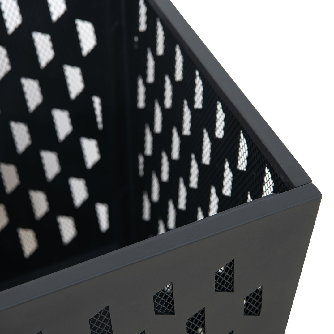 A301058520 Stahl Feuerkorb ALBANI - Ø51cm, schwarz