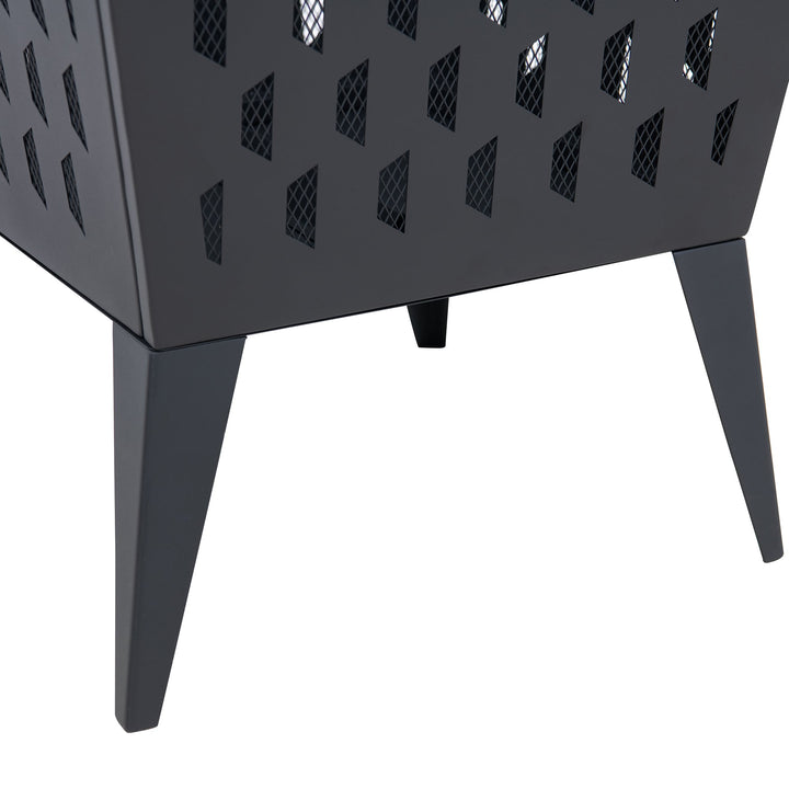 A301058520 Stahl Feuerkorb ALBANI - Ø51cm, schwarz