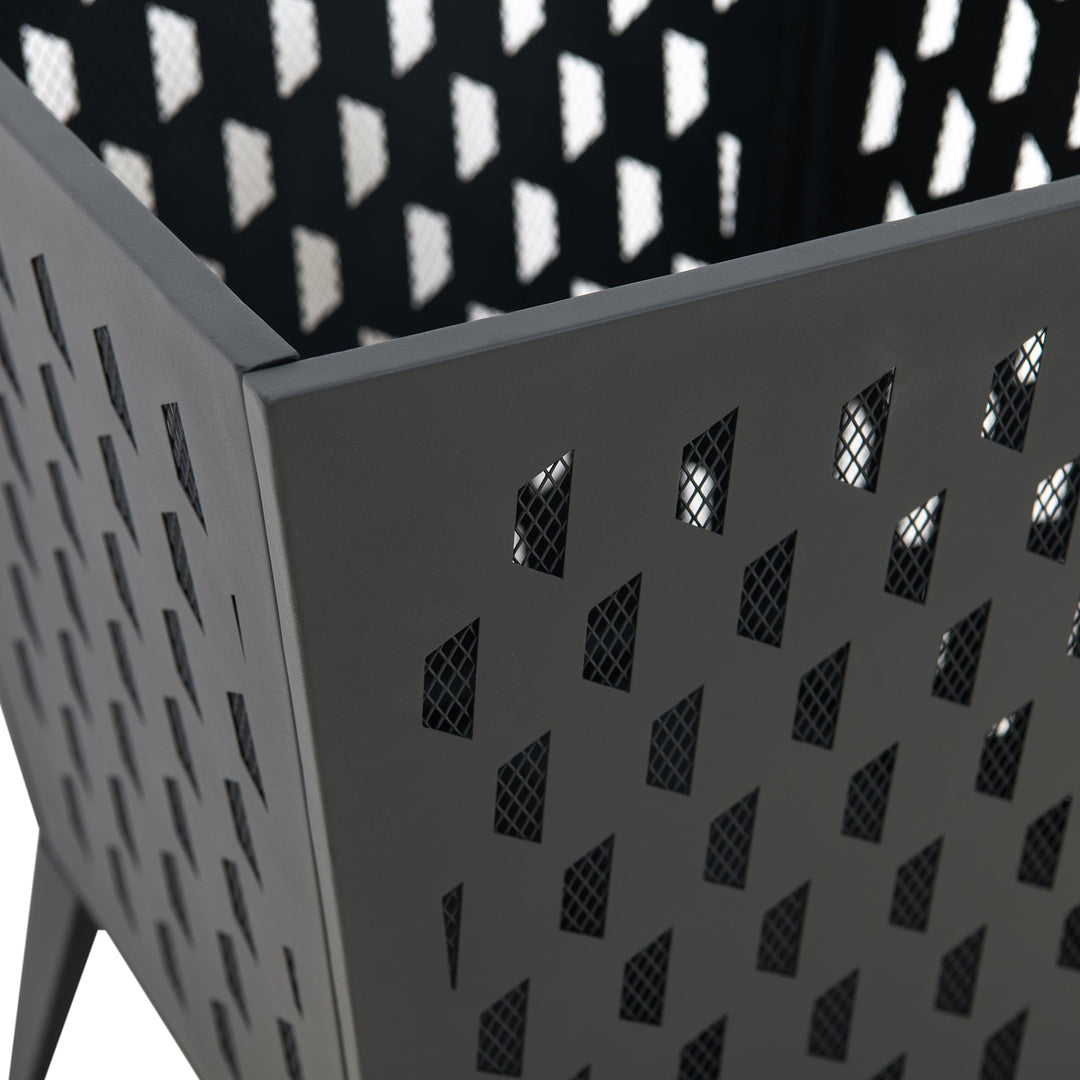 A301058520 Stahl Feuerkorb ALBANI - Ø51cm, schwarz