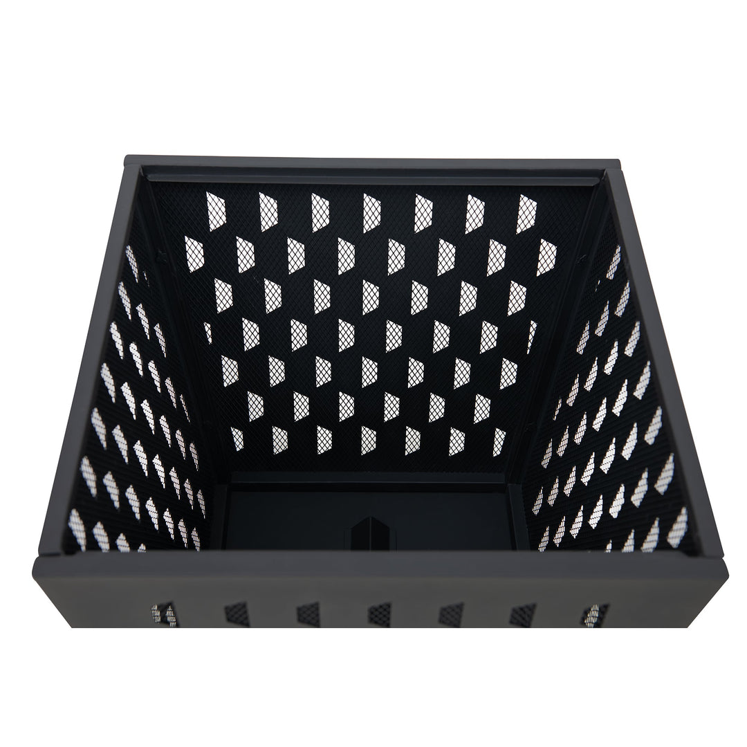 A301058520 Stahl Feuerkorb ALBANI - Ø51cm, schwarz