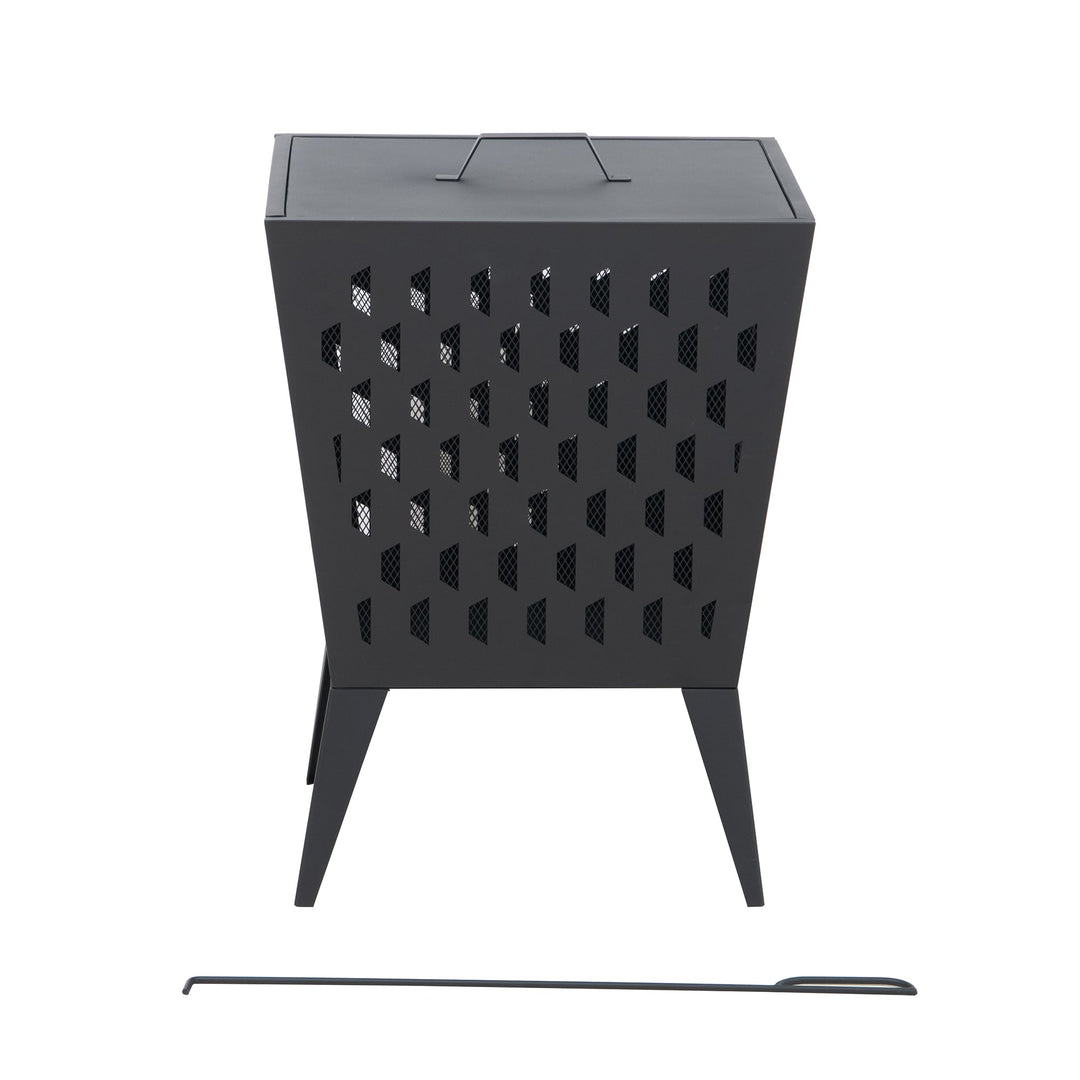 A301058520 Stahl Feuerkorb ALBANI - Ø51cm, schwarz