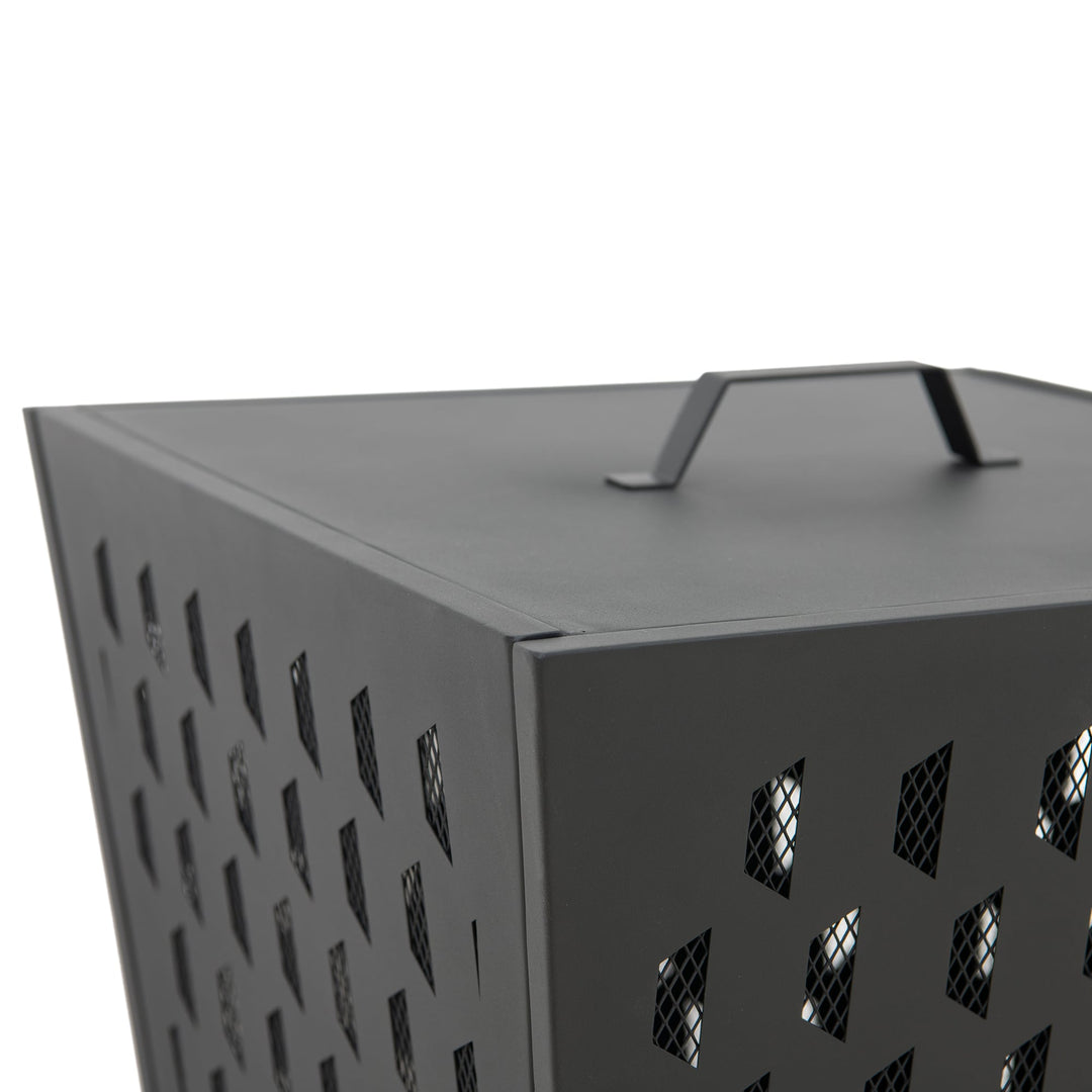 A301058520 Stahl Feuerkorb ALBANI - Ø51cm, schwarz