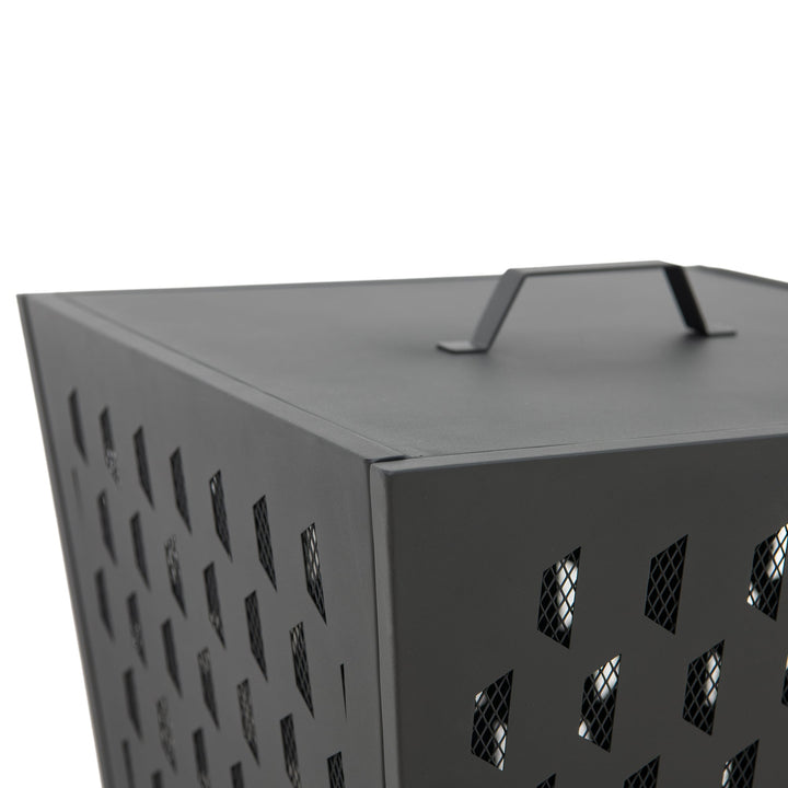 A301058520 Stahl Feuerkorb ALBANI - Ø51cm, schwarz