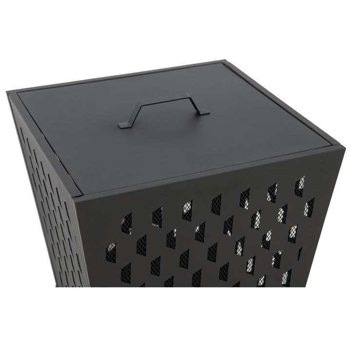 A301058520 Stahl Feuerkorb ALBANI - Ø51cm, schwarz