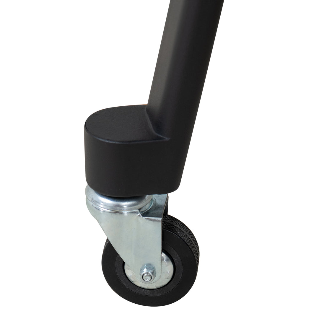 A504002329 Eierförmiger Grill mit Pizzaplatte, schwarz