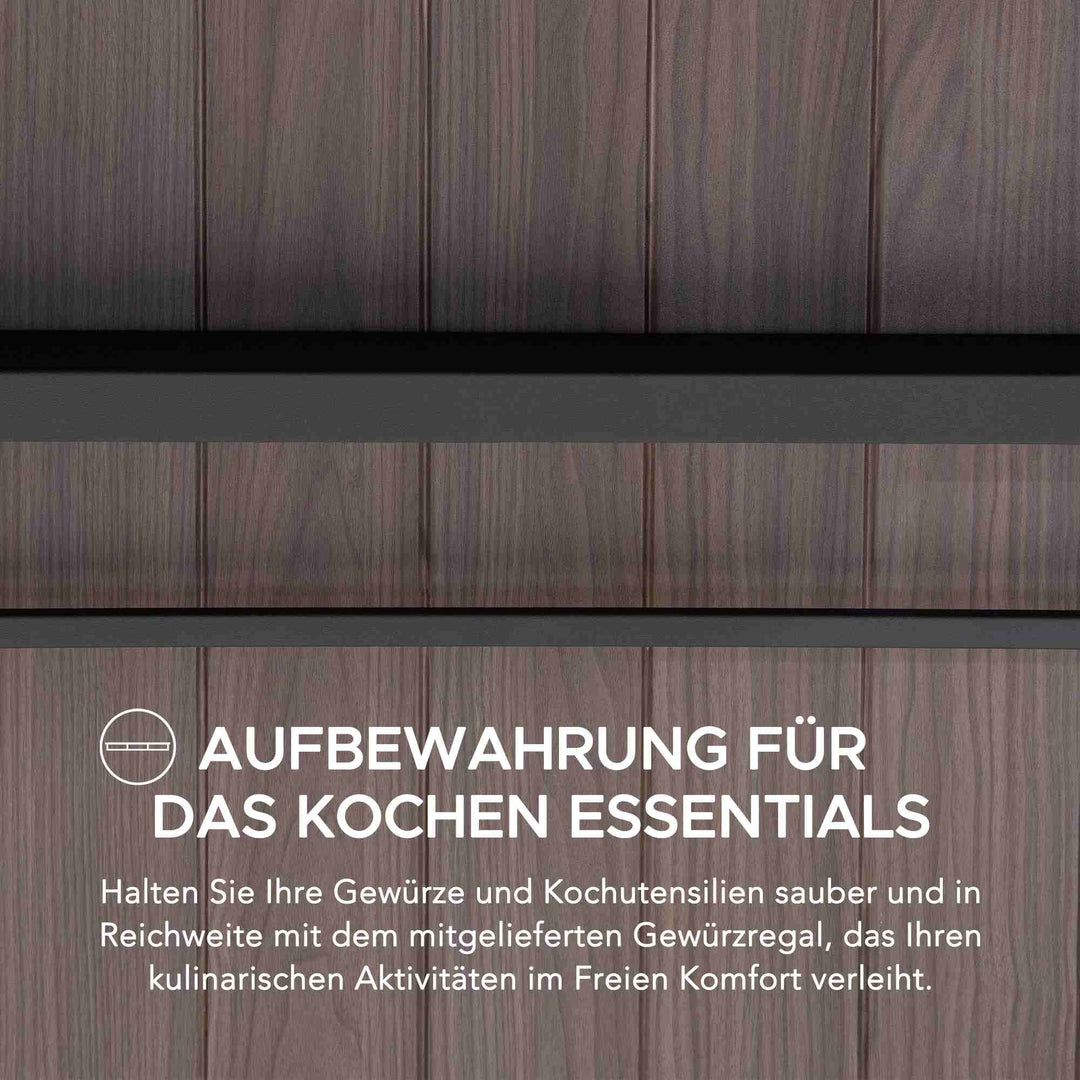 A801002750 Gartenhaus MAMBO für Outdoor Küche - 94cm x 220cm