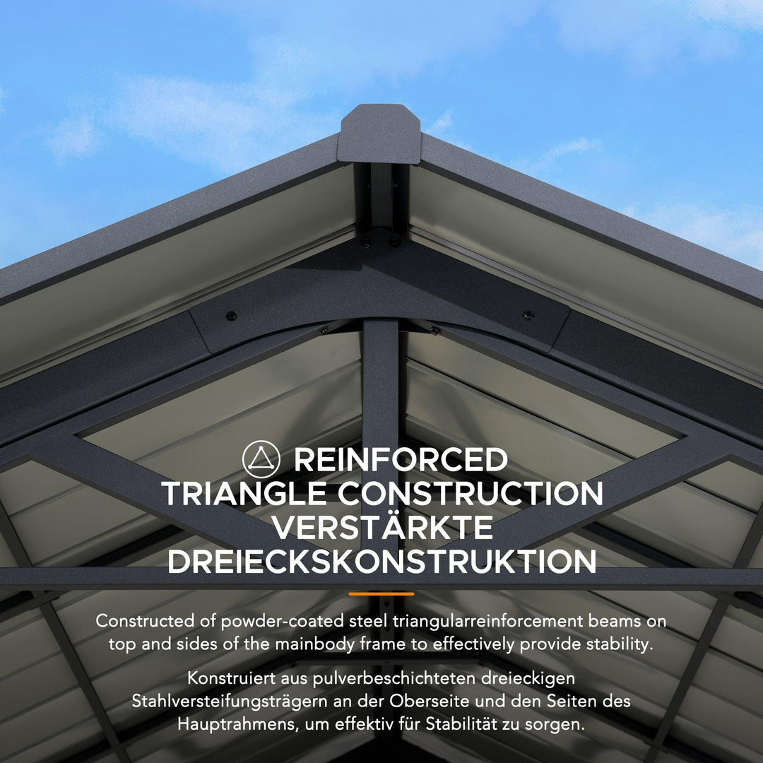Carport EIGER - 610cm x 367cm - Sunjoy Gartenmöbel