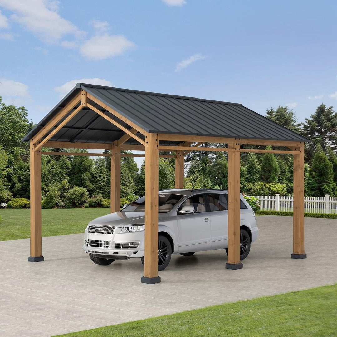 Carport KORAB - 400cm x 335cm - Sunjoy Gartenmöbel