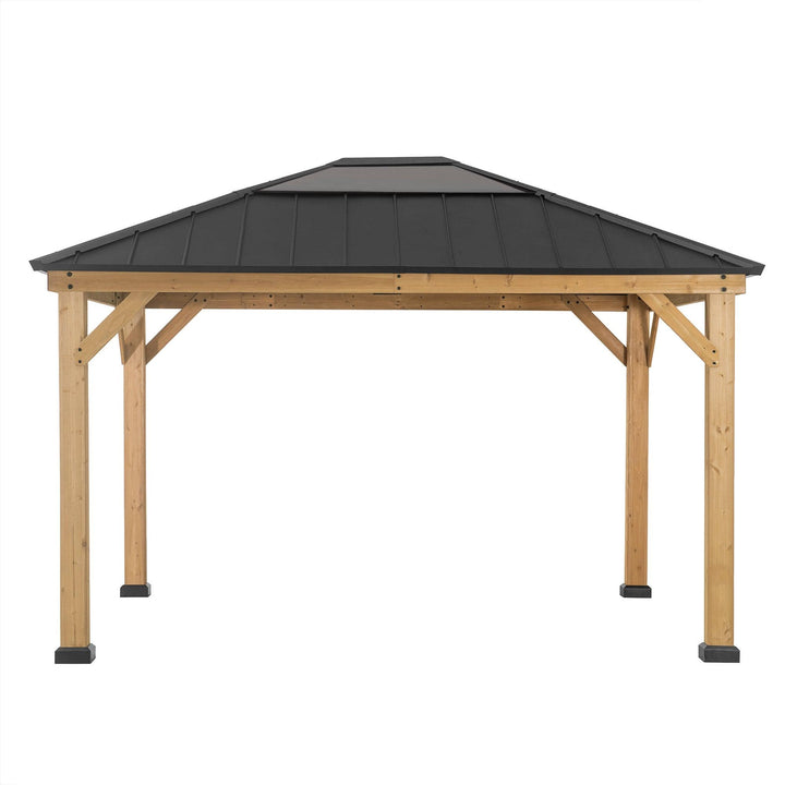 Gazebo BRURI - 395cm x 335cm - Sunjoy Gartenmöbel