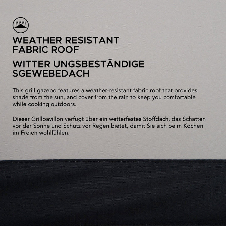 Grill Gazebo LINAS - 244cm x 152cm - Sunjoy Gartenmöbel