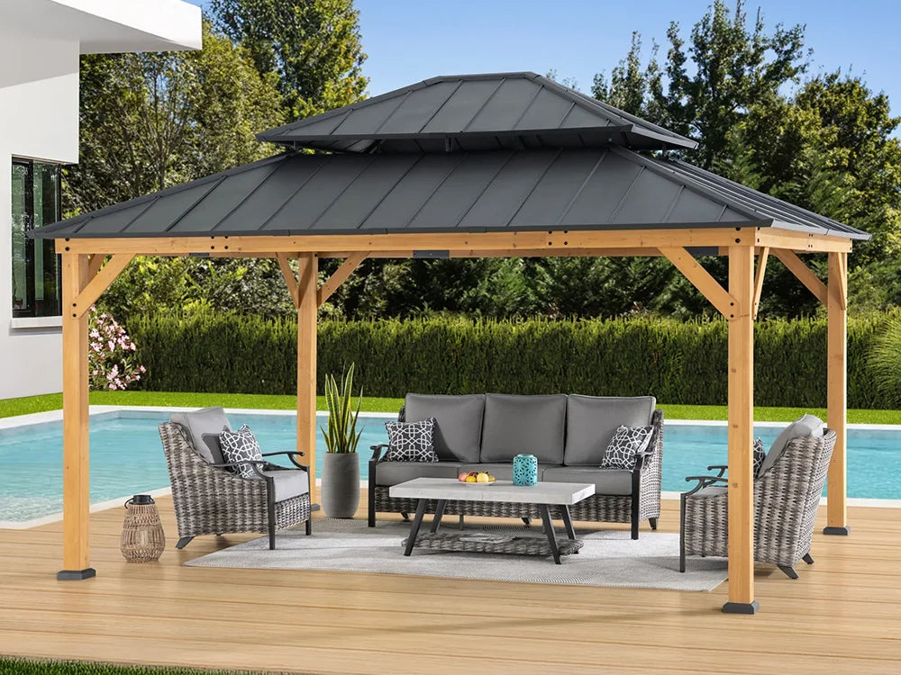 Rain or Shine Patio Office: Why RIMO (390×450 cm) Nails Quiet Shade, Ventilation, and Year-Round Reliability