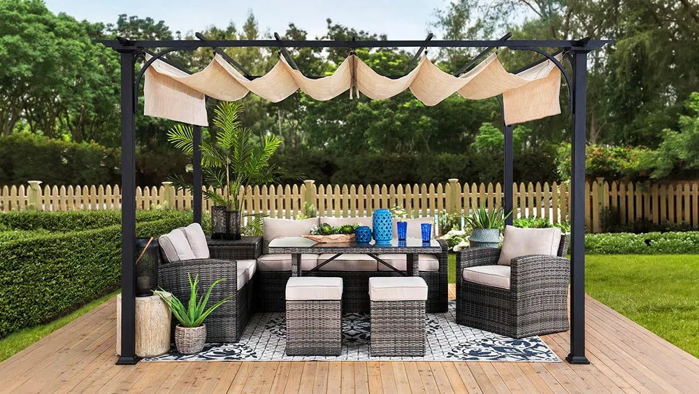 Architectural Symmetry: How to Pair Your Modern Pergola with Luxury Furniture