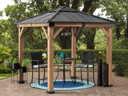 Kann ein Holz‑Pavillon eine Grillstation sicher überdachen? Abstände und Lüftungs‑Basics