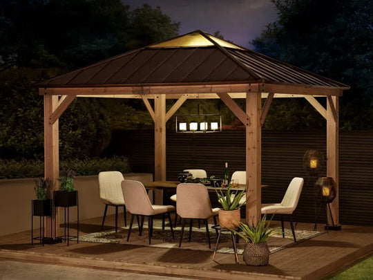 Wieviel Wind hält ein Holzpavillon aus? Worauf es in den Spezifikationen ankommt.
