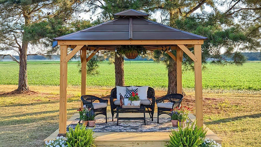 Wie man den richtigen SUNJOY Gazebo für Ihren Hinterhof auswählt