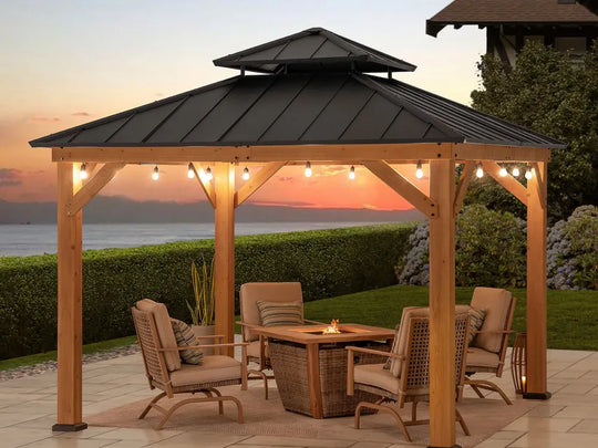 Ist 3 x 3 m ausreichend? KAPS 330×330 Als kompakte, Hardtop Cedar Pick für kleine Terrassen