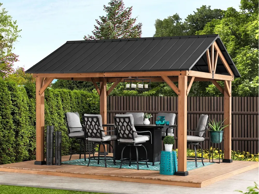 Timber Deck or Pavers? The Best Base for a 3×3–4×4.5m Cedar Gazebo