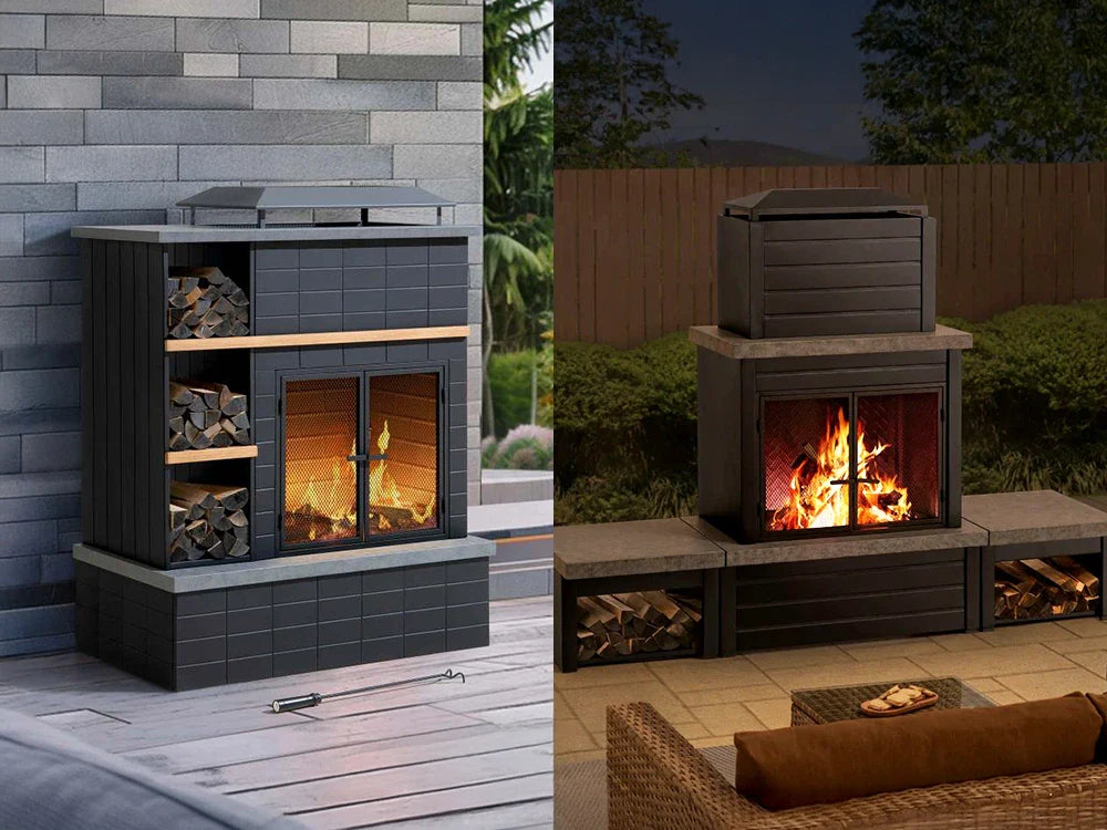 SUNJOY ETNA VS VULTURE - Which One is the Outdoor Fireplace for Your Terrace?