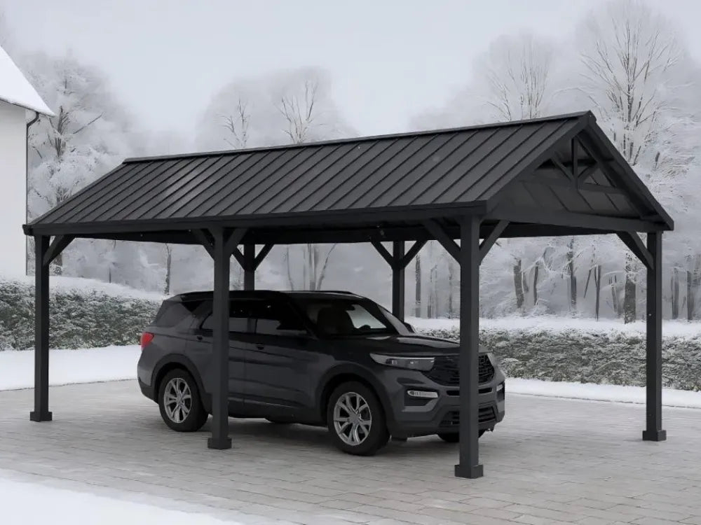 What is the Difference between Steel, Aluminum, and Wood Carports?