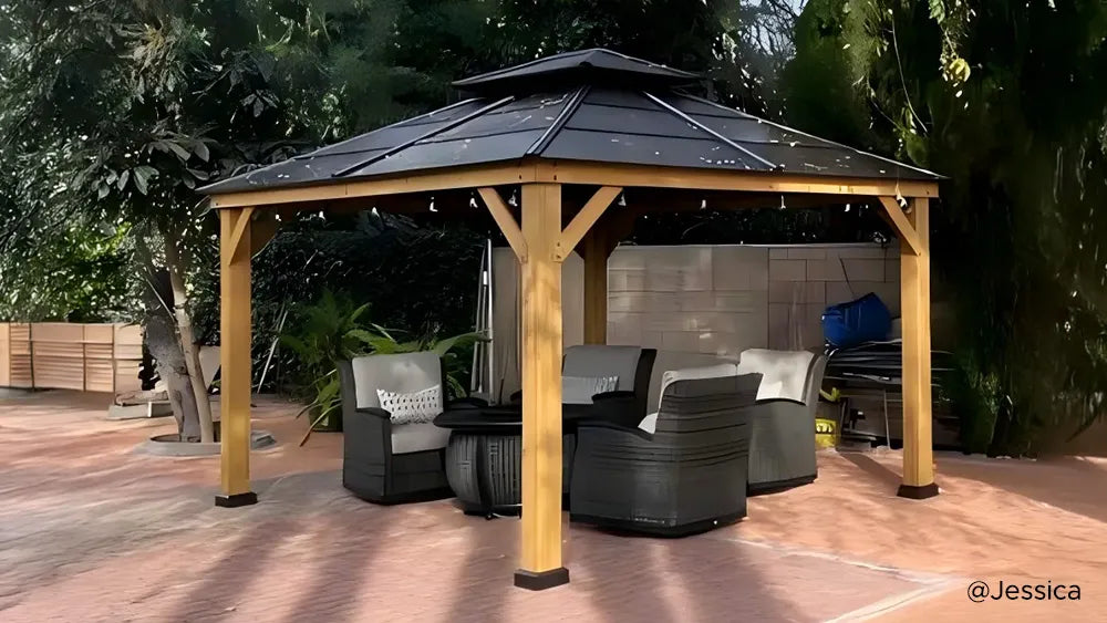 Will a Hardtop Gazebo Stay Stable During Bad Weather?