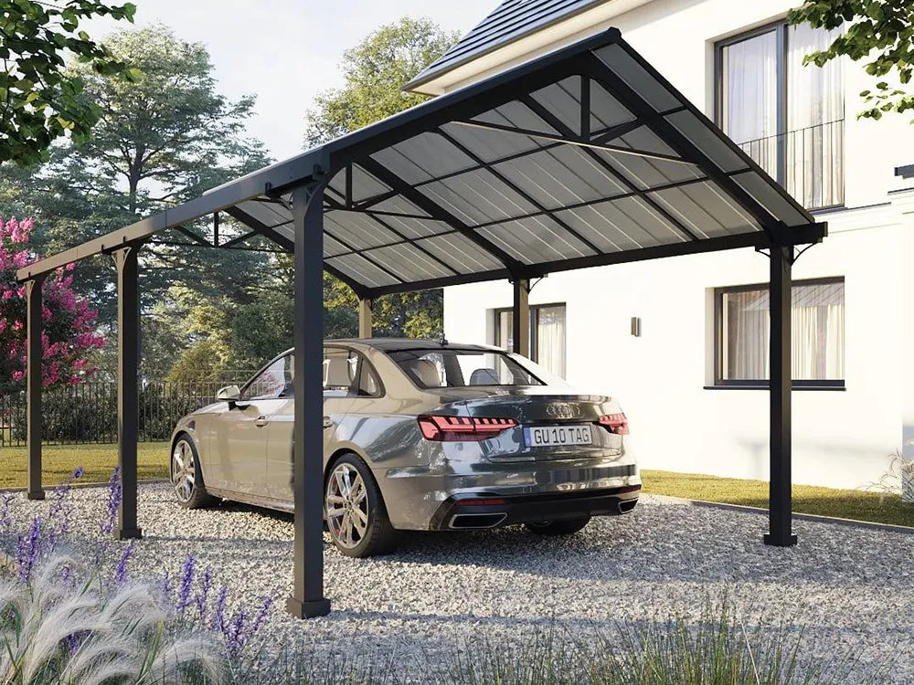 Carport mit System: Stahl vs. Zedernholz, Größenwahl & Aufbau‑Tipps