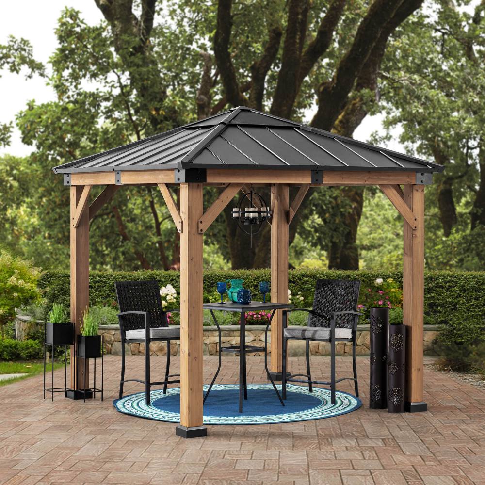 A102007011 Zedernholz Gazebo RAPI - 273cm x 273cm 