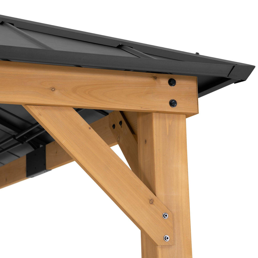 A102007391 Zedernholz Gazebo KAPS - 330cm x 330cm 