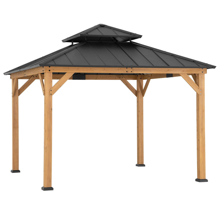 A102007391 Zedernholz Gazebo KAPS - 330cm x 330cm 