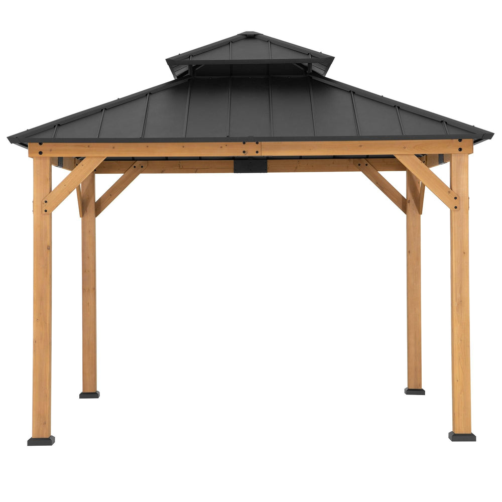 A102007391 Zedernholz Gazebo KAPS - 330cm x 330cm 
