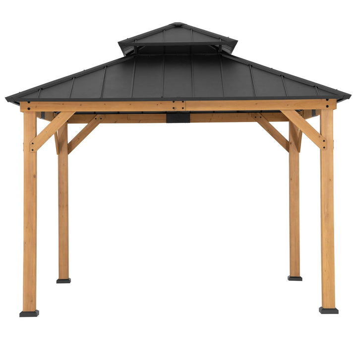 A102007391 Zedernholz Gazebo KAPS - 330cm x 330cm 