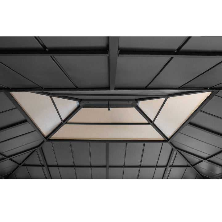 A102007614 Zedernholz Gazebo ERNIR - 393cm x 452cm 
