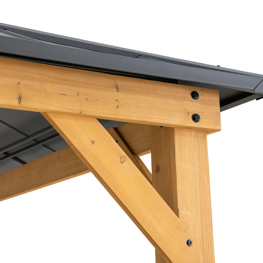 A102007751 Zedernholz Gazebo RIMO - 390cm x 450cm 