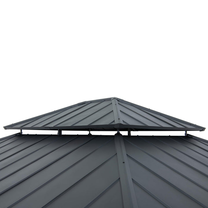 A102007751 Zedernholz Gazebo RIMO - 390cm x 450cm 