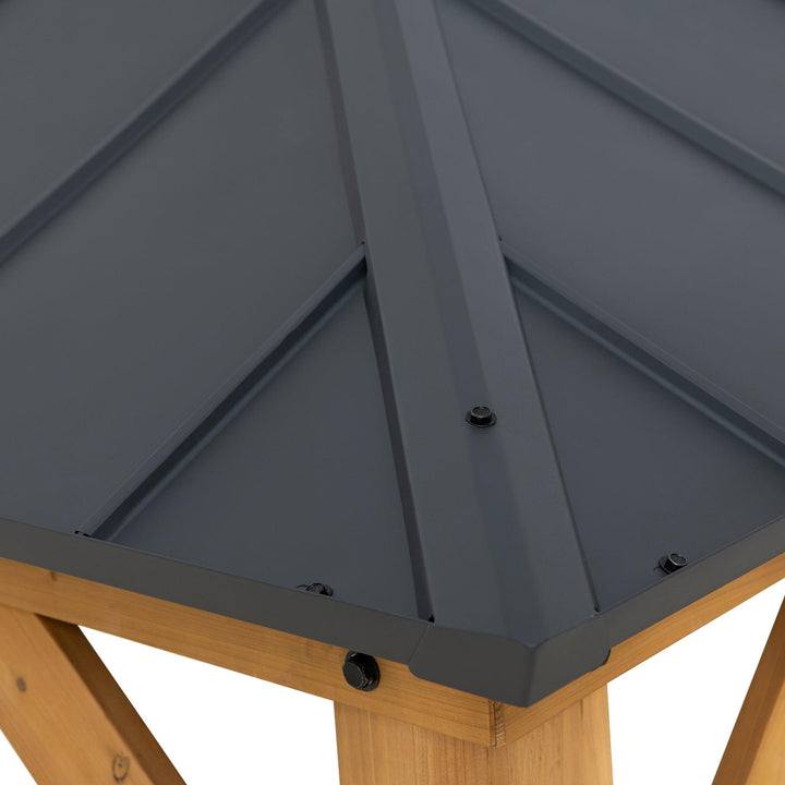 A102007751 Zedernholz Gazebo RIMO - 390cm x 450cm 