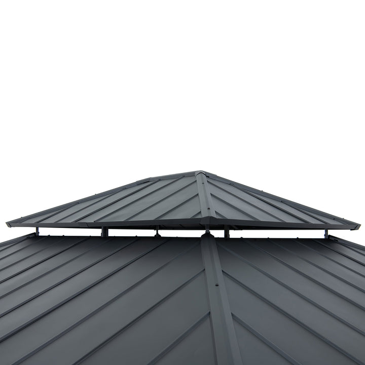 A102007760 Zedernholz Gazebo TRIVOR -  390cm x 450cm 