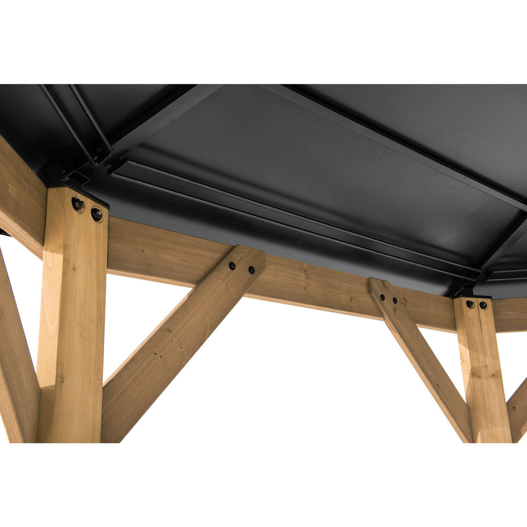 A102007903 Zedernholz Gazebo EGGI - 396cm x 396cm 
