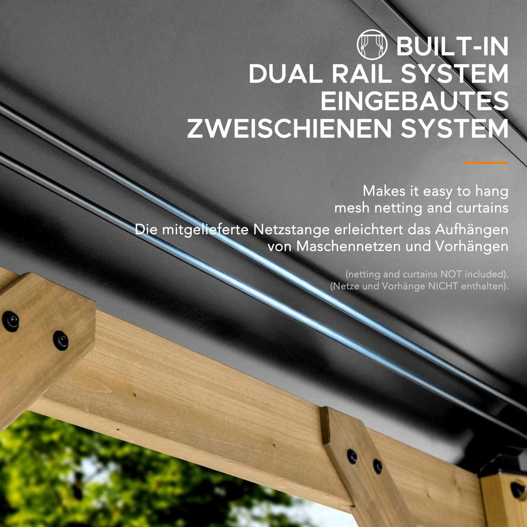 A102007903 Zedernholz Gazebo EGGI - 396cm x 396cm 