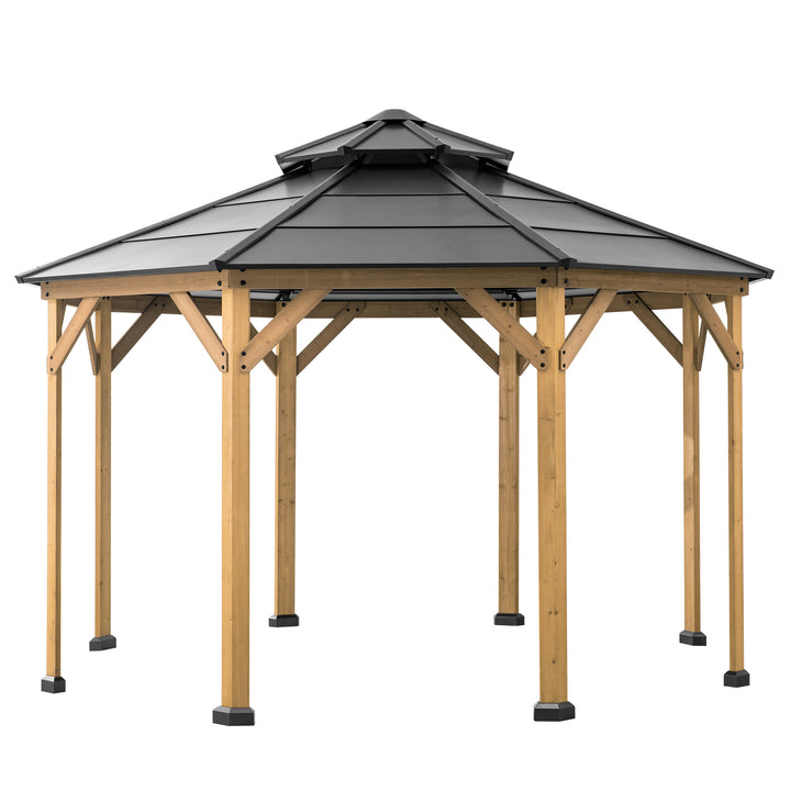 A102007903 Zedernholz Gazebo EGGI - 396cm x 396cm 