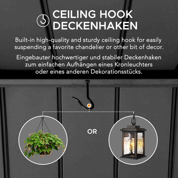 A102008114 Zedernholz Gazebo REBRA - 404cm x 465cm 