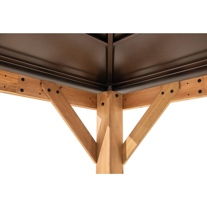 A102008500 Zedernholz Gazebo PAPS - 336cm x 336cm 