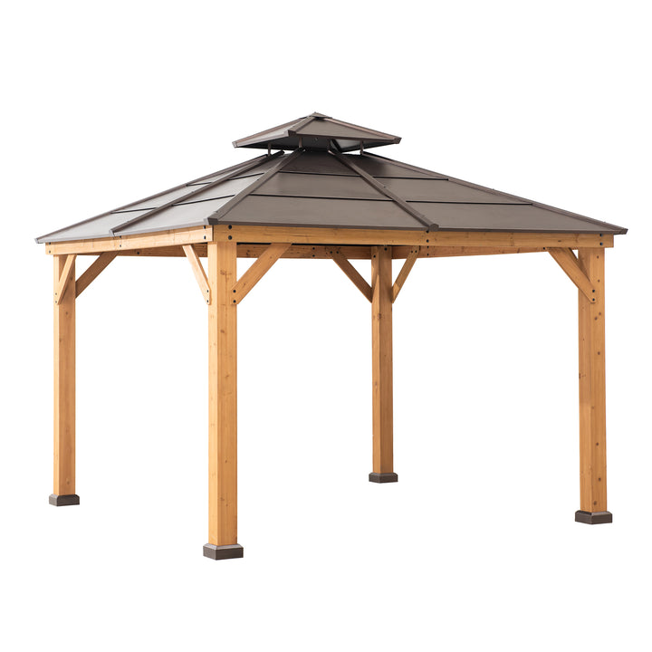 A102008500 Zedernholz Gazebo PAPS - 336cm x 336cm 