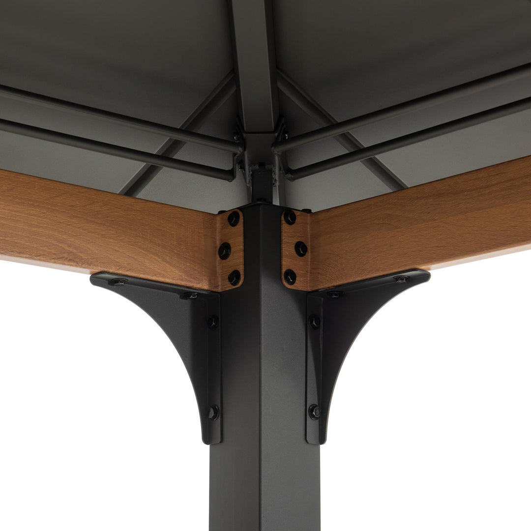 A102026900 Stahl Pavillon Pasu - 300cm x 300cm 