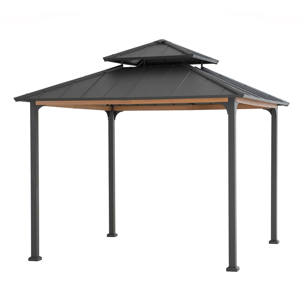 A102026900 Stahl Pavillon Pasu - 300cm x 300cm 