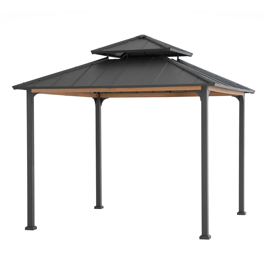 A102026900 Stahl Pavillon Pasu - 300cm x 300cm 