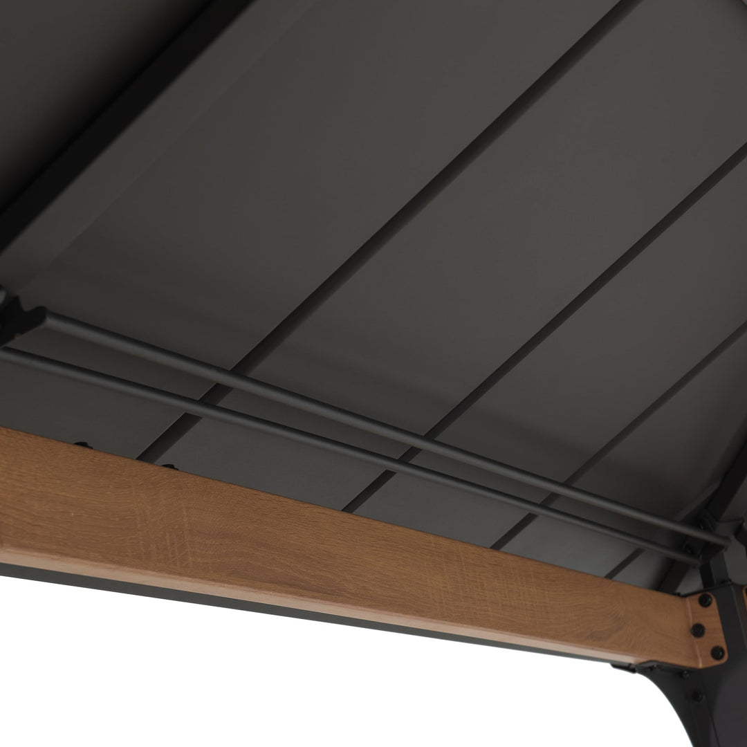 A102026900 Stahl Pavillon Pasu - 300cm x 300cm 