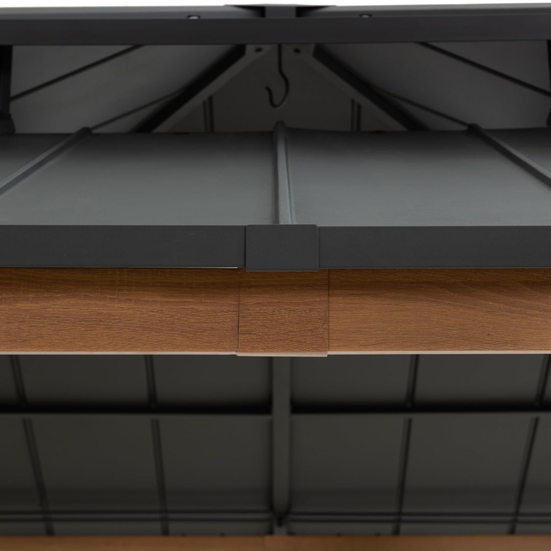 A102026900 Stahl Pavillon Pasu - 300cm x 300cm 