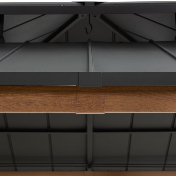 A102026900 Stahl Pavillon Pasu - 300cm x 300cm 